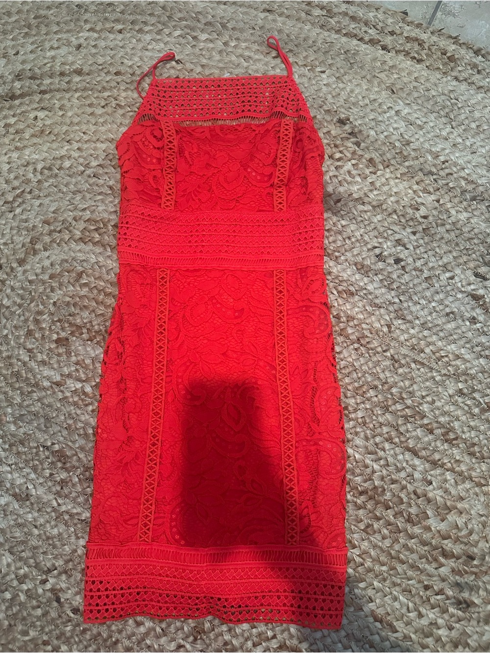 RED TOPSHOP MINI DRESS - Picture 2 of 5